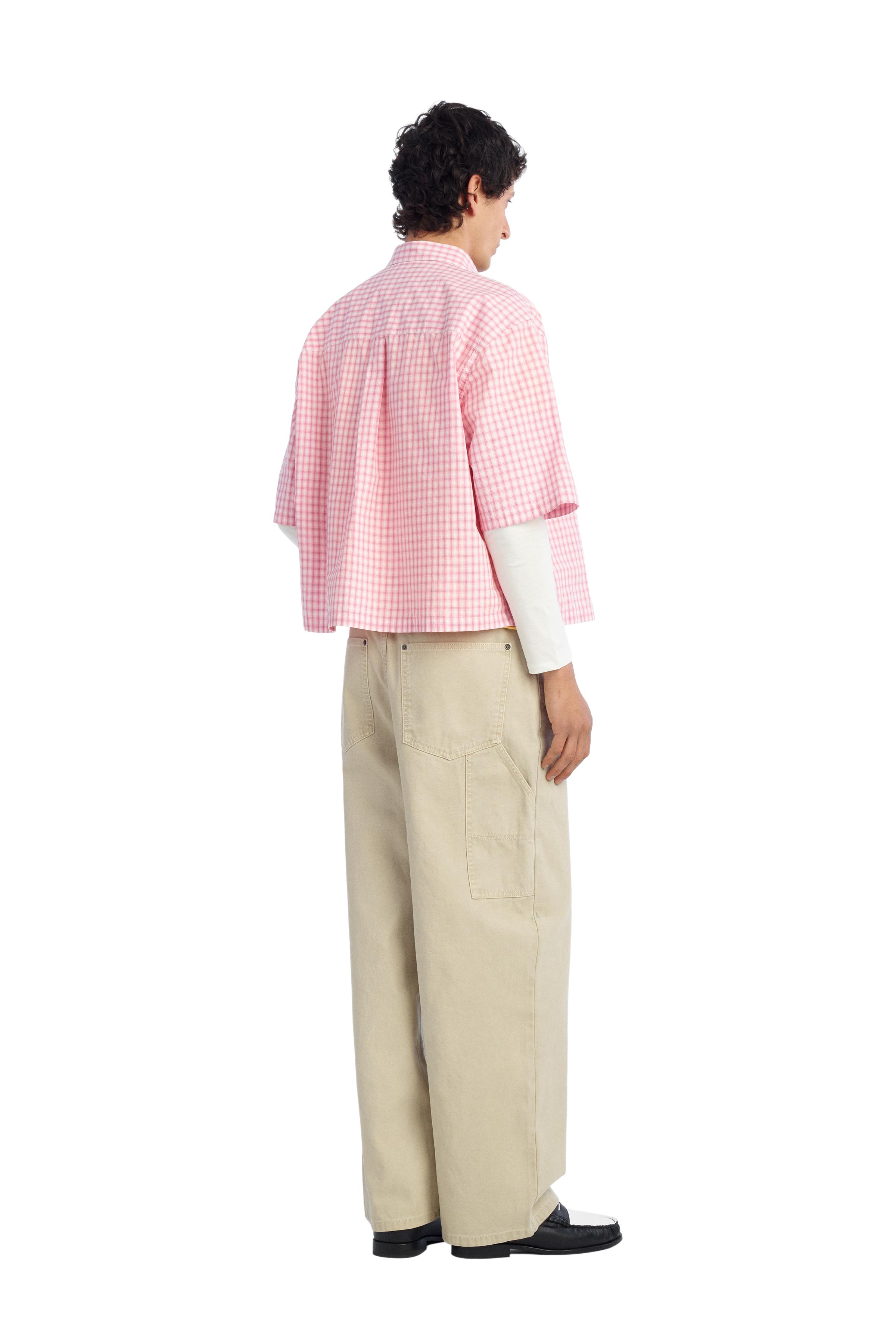 PLAID BOXY FIT SHIRT
